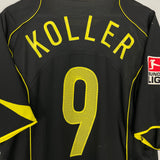 Shop 2004/05 DORTMUND KOLLER #9 AWAY SHIRT (XL) NIKE, classic football shirts, vintage football shirts & retro soccer jerseys at Cult Kits
