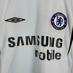 Shop 2005/06 CHELSEA DROGBA #15 C/L AWAY SHIRT (M) UMBRO, classic football shirts, vintage football shirts & retro soccer jerseys at Cult Kits