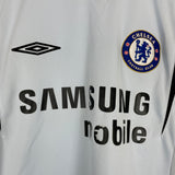Shop 2005/06 CHELSEA DROGBA #15 C/L AWAY SHIRT (M) UMBRO, classic football shirts, vintage football shirts & retro soccer jerseys at Cult Kits