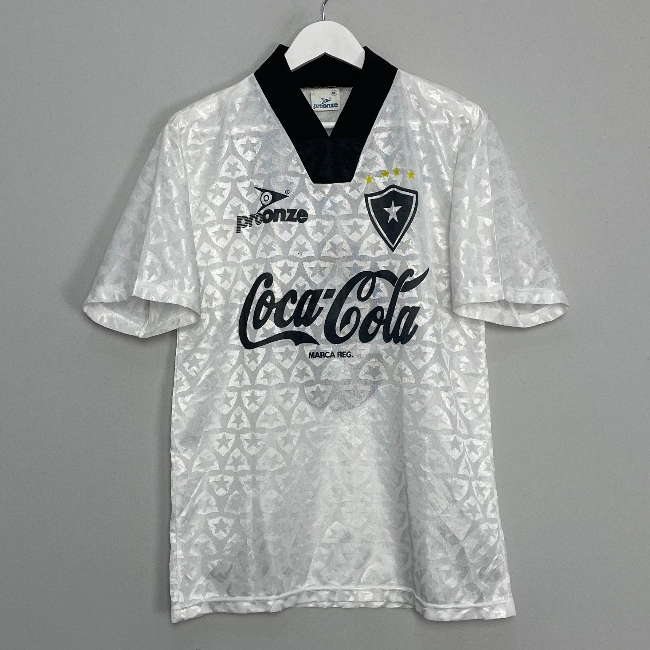 Shop 1993 BOTAFOGO #9 AWAY SHIRT (M) PROONZE, classic football shirts, vintage football shirts & retro soccer jerseys at Cult Kits
