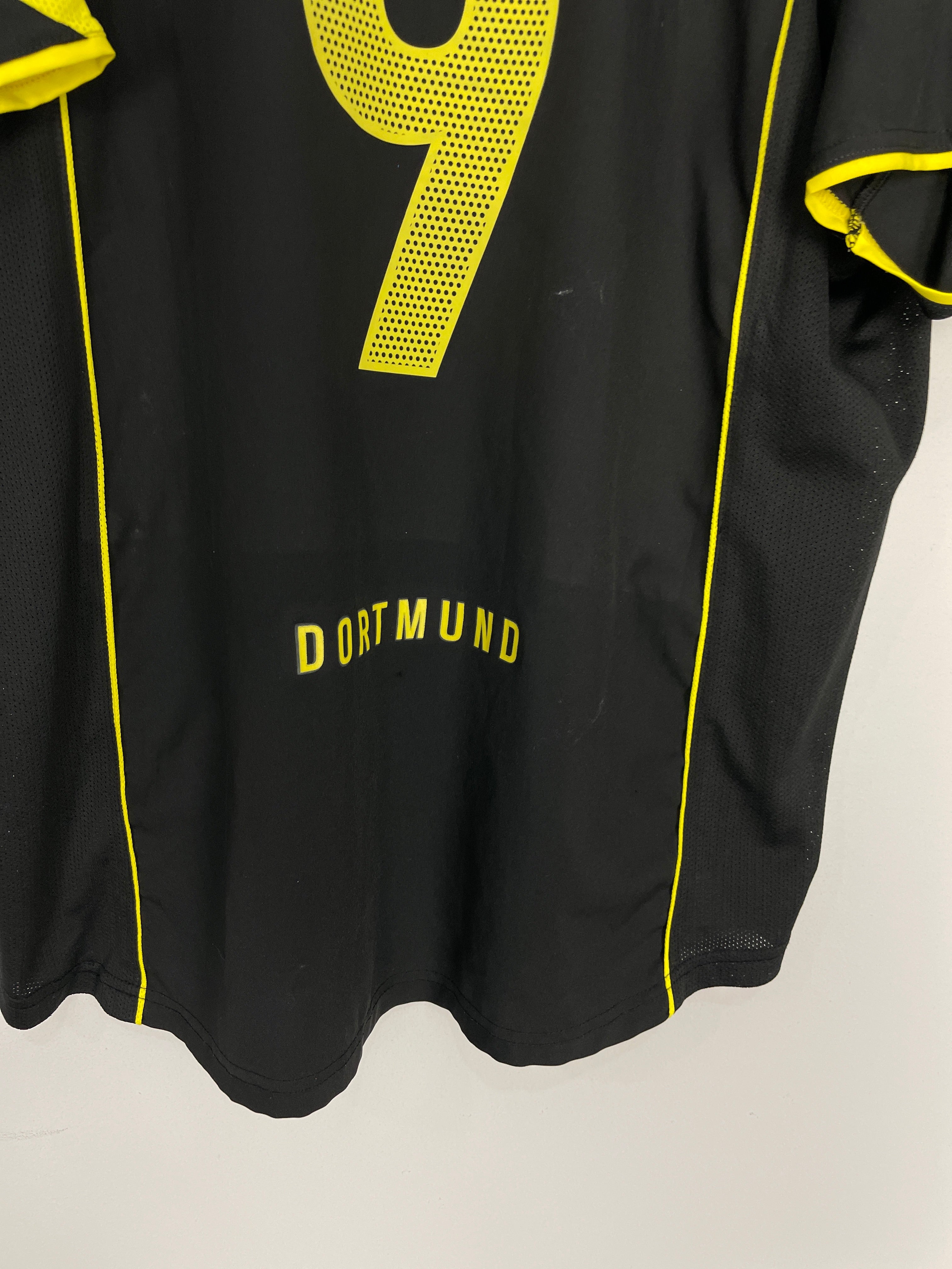 Shop 2004/05 DORTMUND KOLLER #9 AWAY SHIRT (XL) NIKE, classic football shirts, vintage football shirts & retro soccer jerseys at Cult Kits