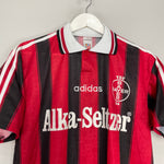 Shop 1995/96 BAYER LEVERKUSEN HOME SHIRT (M) ADIDAS, classic football shirts, vintage football shirts & retro soccer jerseys at Cult Kits