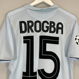 Shop 2005/06 CHELSEA DROGBA #15 C/L AWAY SHIRT (M) UMBRO, classic football shirts, vintage football shirts & retro soccer jerseys at Cult Kits