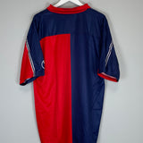 2000/01 CAGLIARI *MINT* HOME SHIRT (XL) UHLSPORT
