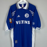 1998/99 SCHALKE THON #10 MATCH ISSUE* HOME SHIRT (XL) ADIDAS