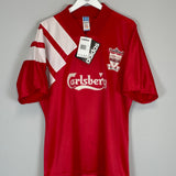 1992/93 LIVERPOOL *BNWT* CENTENARY HOME SHIRT (XL) ADIDAS