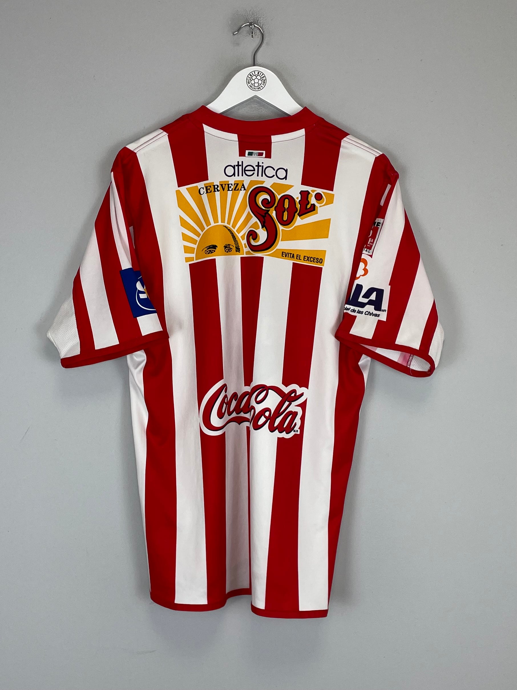 Shop 2001/02 CHIVAS GUADALAJARA HOME SHIRT (XL) ATLETICA, classic football shirts, vintage football shirts & retro soccer jerseys at Cult Kits