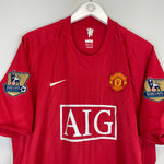 Shop 2007/08 MANCHESTER UNITED GIGGS #11 HOME SHIRT (XXL) NIKE, classic football shirts, vintage football shirts & retro soccer jerseys at Cult Kits