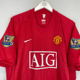 Shop 2007/08 MANCHESTER UNITED GIGGS #11 HOME SHIRT (XXL) NIKE, classic football shirts, vintage football shirts & retro soccer jerseys at Cult Kits