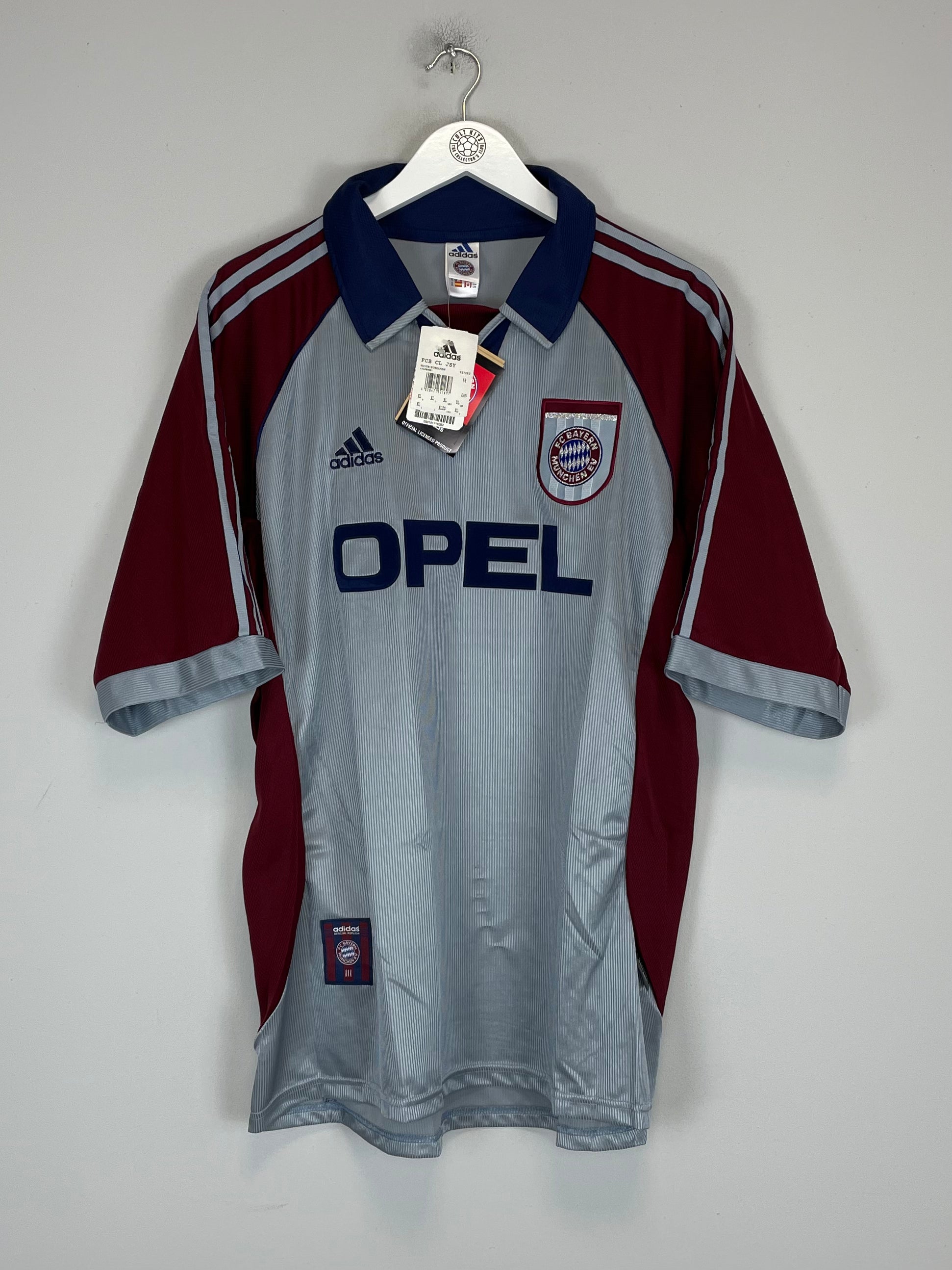 Shop 1998/99 BAYERN MUNICH *BNWT* THIRD SHIRT (XL) ADIDAS, classic football shirts, vintage football shirts & retro soccer jerseys at Cult Kits