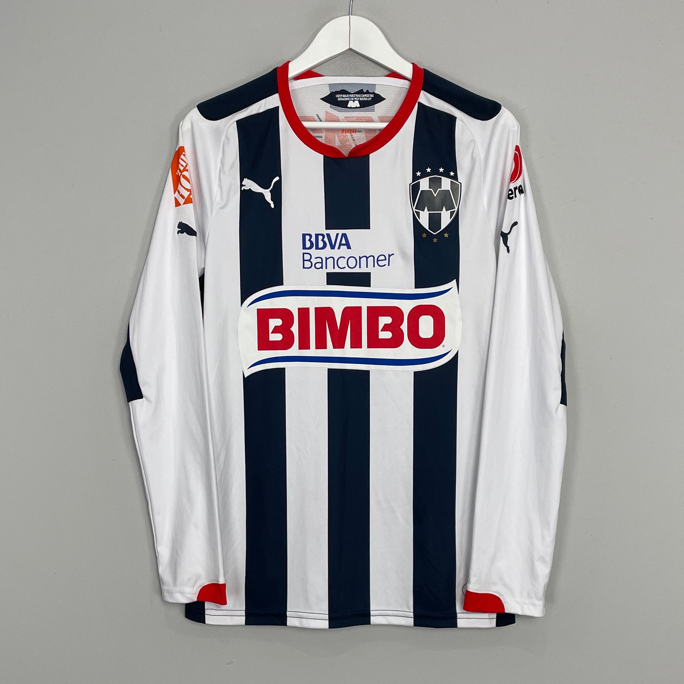 Shop 2014/15 MONTERREY L/S HOME SHIRT (M) PUMA, classic football shirts, vintage football shirts & retro soccer jerseys at Cult Kits