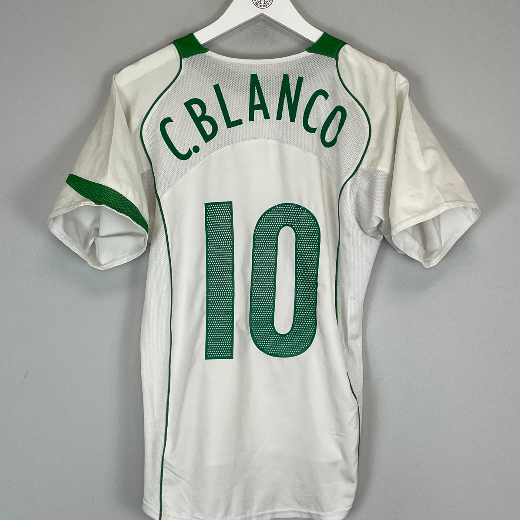 Shop 2004/06 MEXICO C.BLANCO #10 AWAY SHIRT (S) NIKE, classic football shirts, vintage football shirts & retro soccer jerseys at Cult Kits