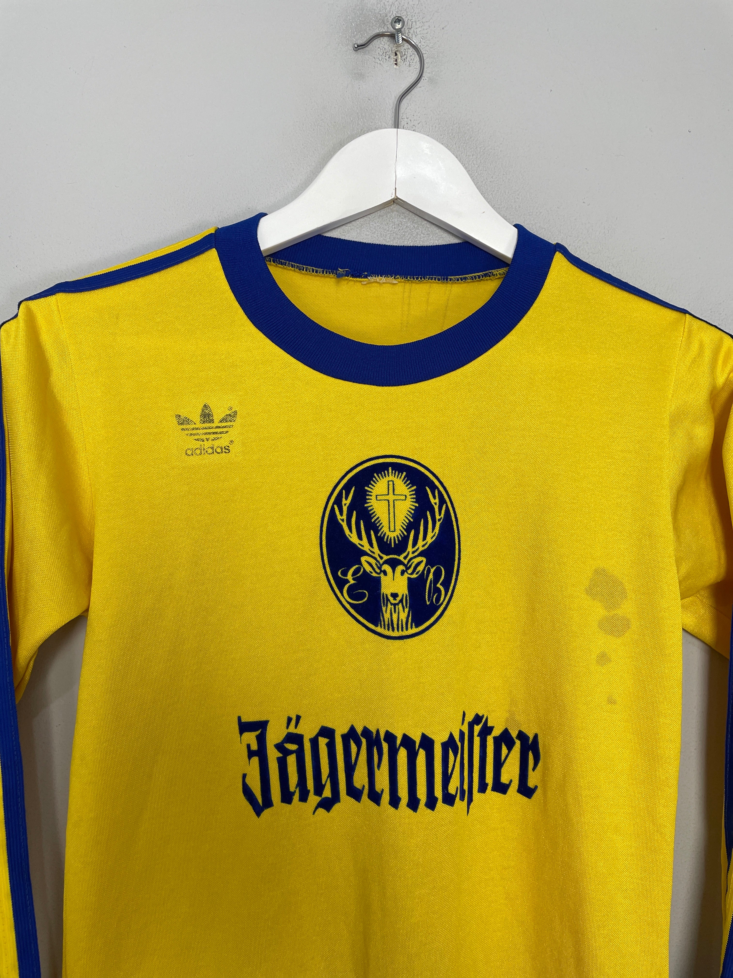 Shop 1979/81 EINTRACHT BRAUNSCHWEIG L/S HOME SHIRT (S) ADIDAS, classic football shirts, vintage football shirts & retro soccer jerseys at Cult Kits