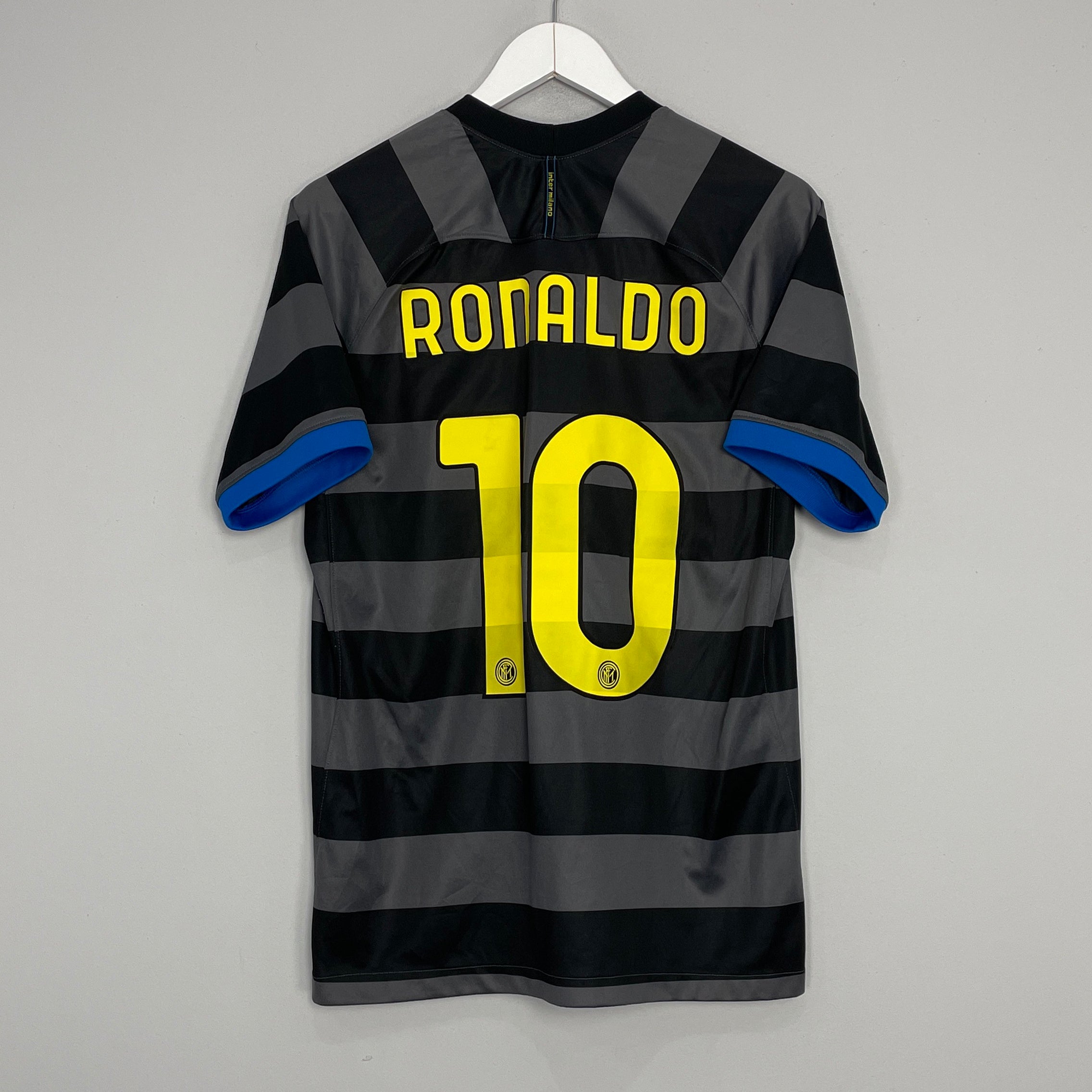 Shop 2020/21 INTER MILAN RONALDO #10 THIRD SHIRT (M) NIKE, classic football shirts, vintage football shirts & retro soccer jerseys at Cult Kits