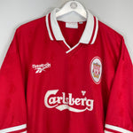 Shop 1996/98 LIVERPOOL CARRAGHER #23 HOME SHIRT (XXL) REEBOK, classic football shirts, vintage football shirts & retro soccer jerseys at Cult Kits