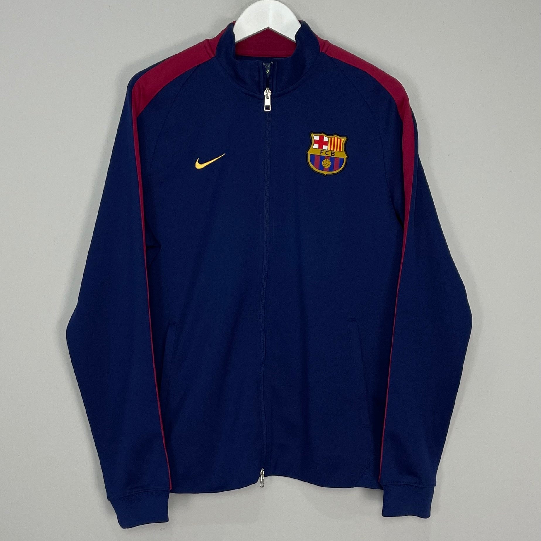 Shop 2014/15 BARCELONA TRACK JACKET (L) NIKE, classic football shirts, vintage football shirts & retro soccer jerseys at Cult Kits