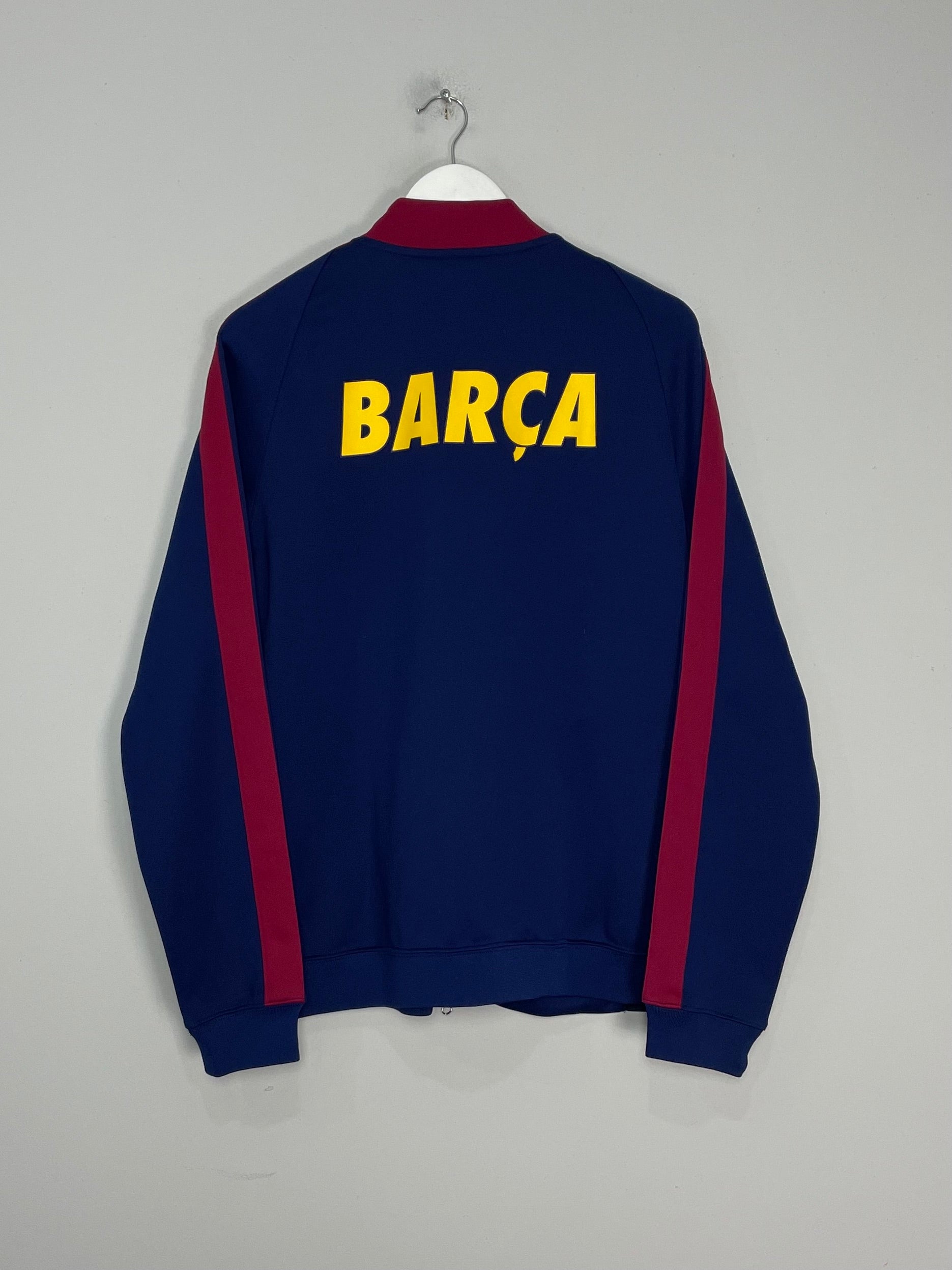 Shop 2014/15 BARCELONA TRACK JACKET (L) NIKE, classic football shirts, vintage football shirts & retro soccer jerseys at Cult Kits