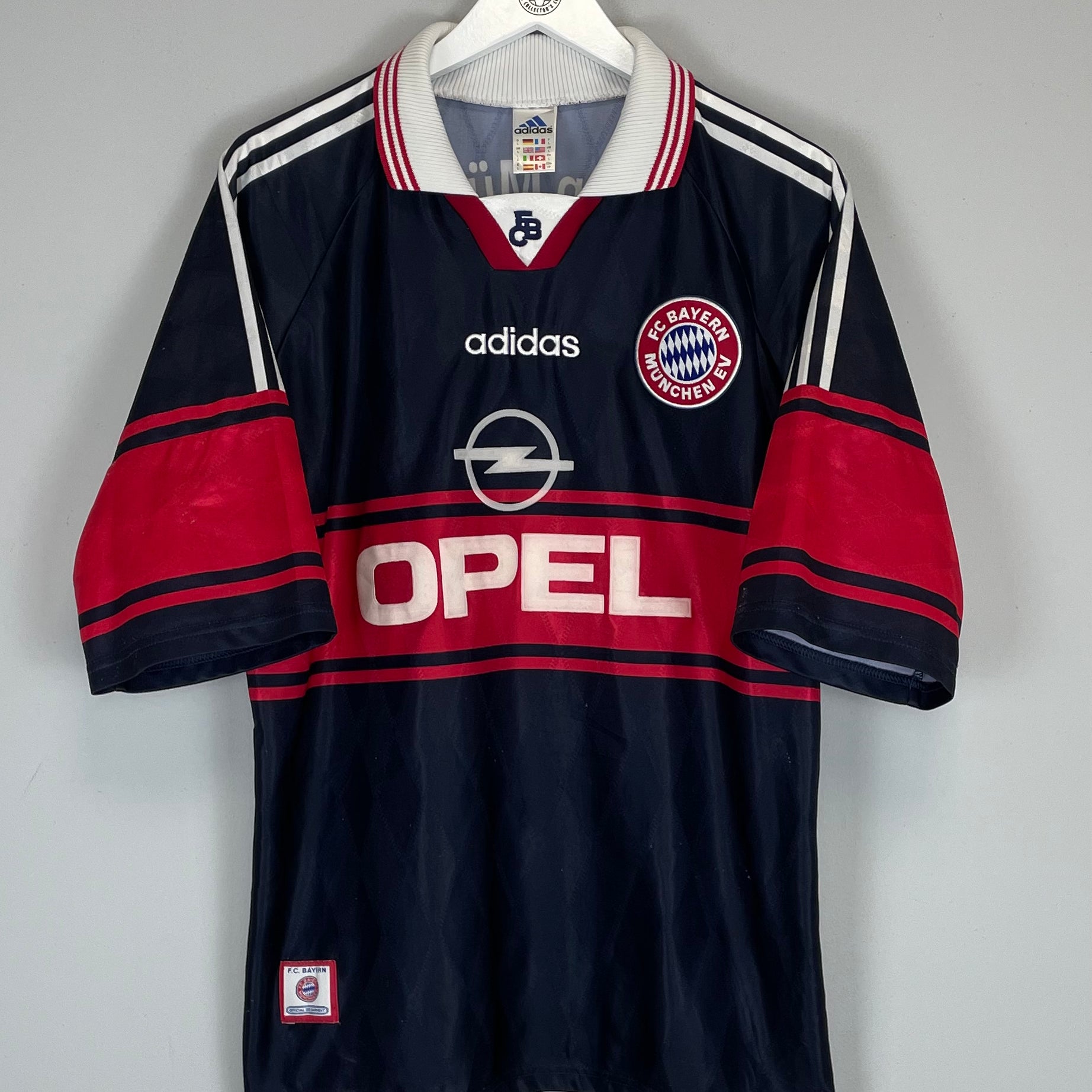 Shop 1997/98 BAYERN MUNICH HOME SHIRT (L) ADIDAS, classic football shirts, vintage football shirts & retro soccer jerseys at Cult Kits