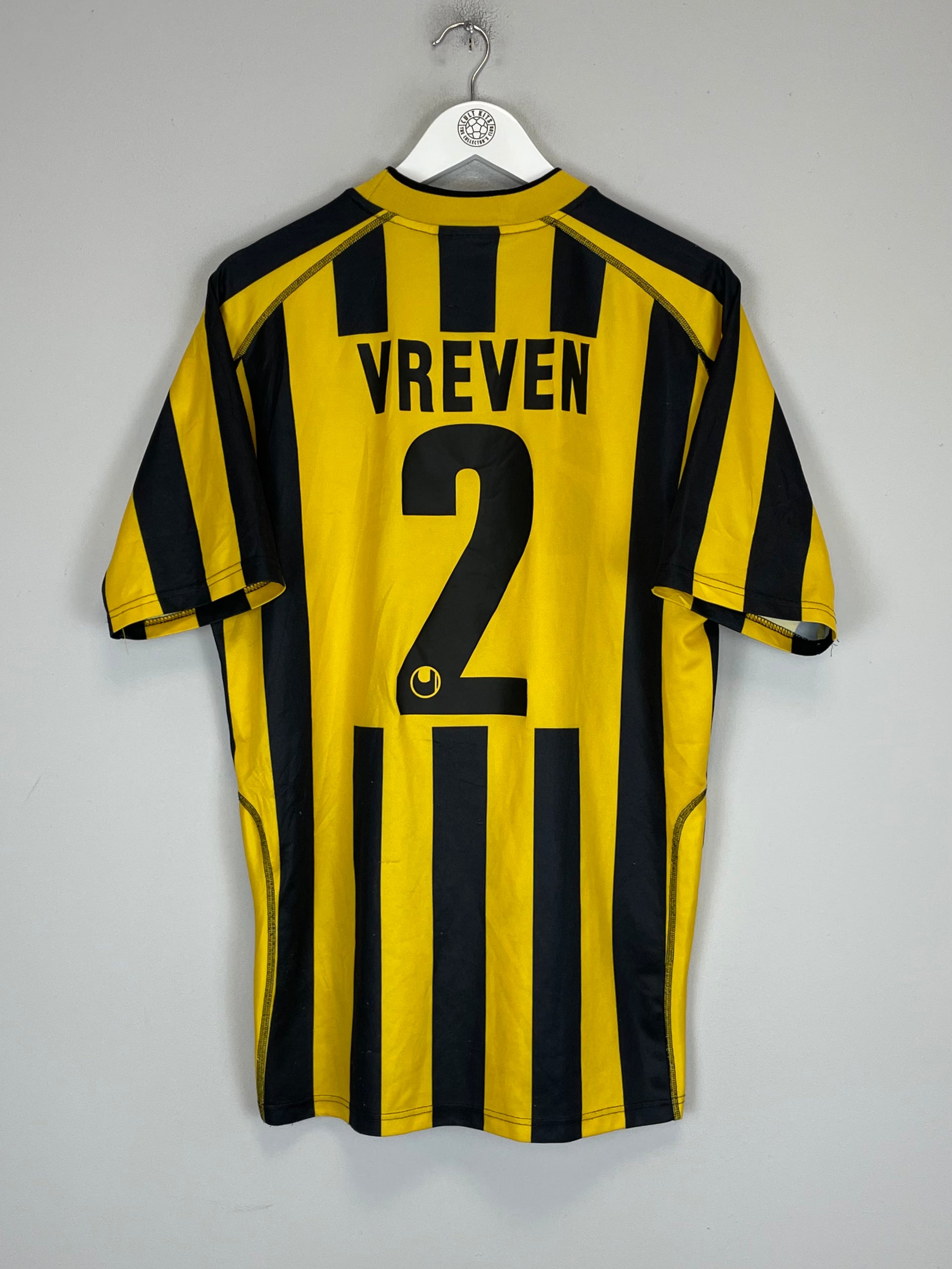 Shop 2007/08 VITESSE VREVEN #2 HOME SHIRT (XXL) UHLSPORT, classic football shirts, vintage football shirts & retro soccer jerseys at Cult Kits