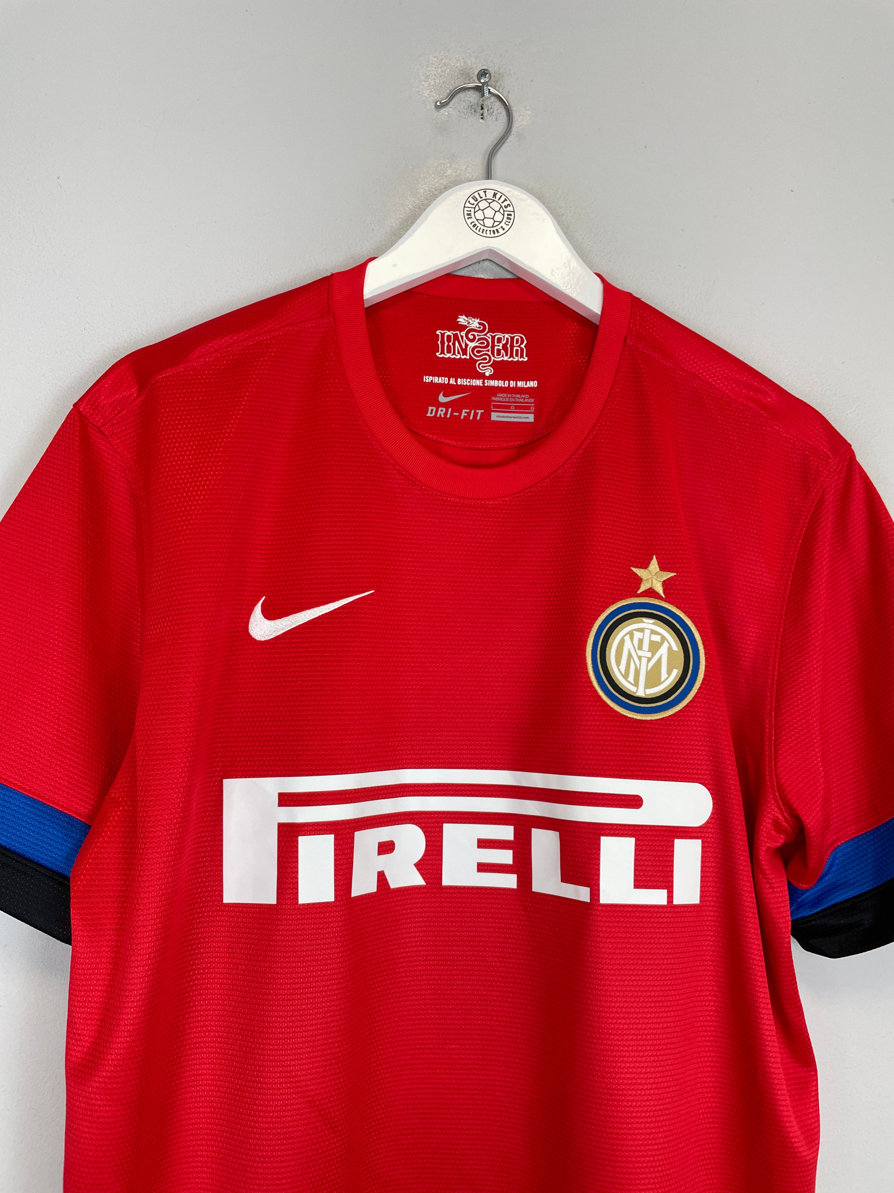 Shop 2012/13 INTER MILAN COUTINHO #7 AWAY SHIRT (L) NIKE, classic football shirts, vintage football shirts & retro soccer jerseys at Cult Kits