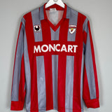 1992/95 CREMONESE *MINT* L/S HOME SHIRT (M) UHLSPORT