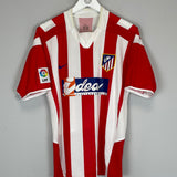 2002/03 ATLETICO MADRID DEMIS #21 HOME SHIRT (M) NIKE