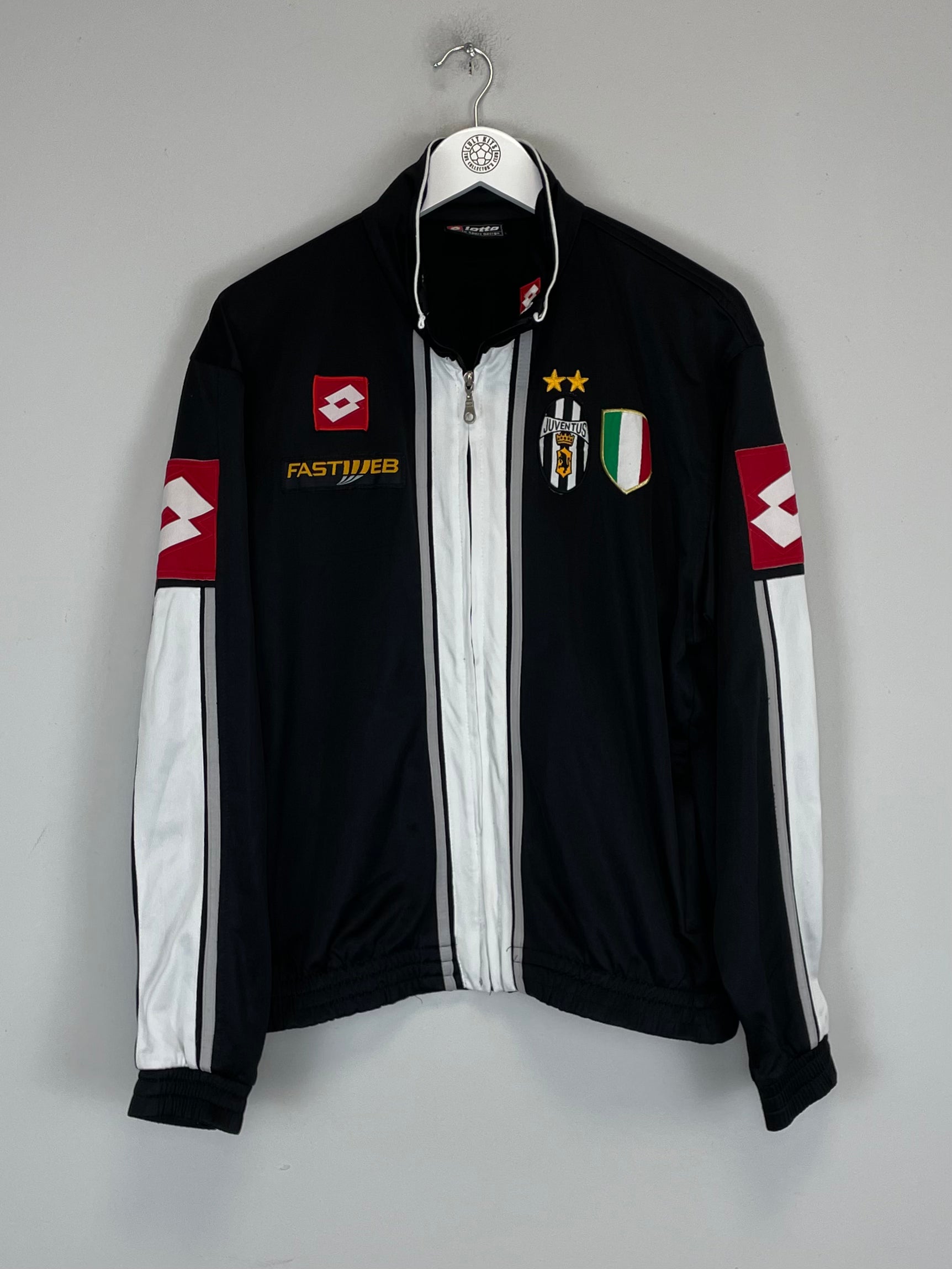 Shop 2003/04 JUVENTUS TRACK JACKET (S) LOTTO, classic football shirts, vintage football shirts & retro soccer jerseys at Cult Kits