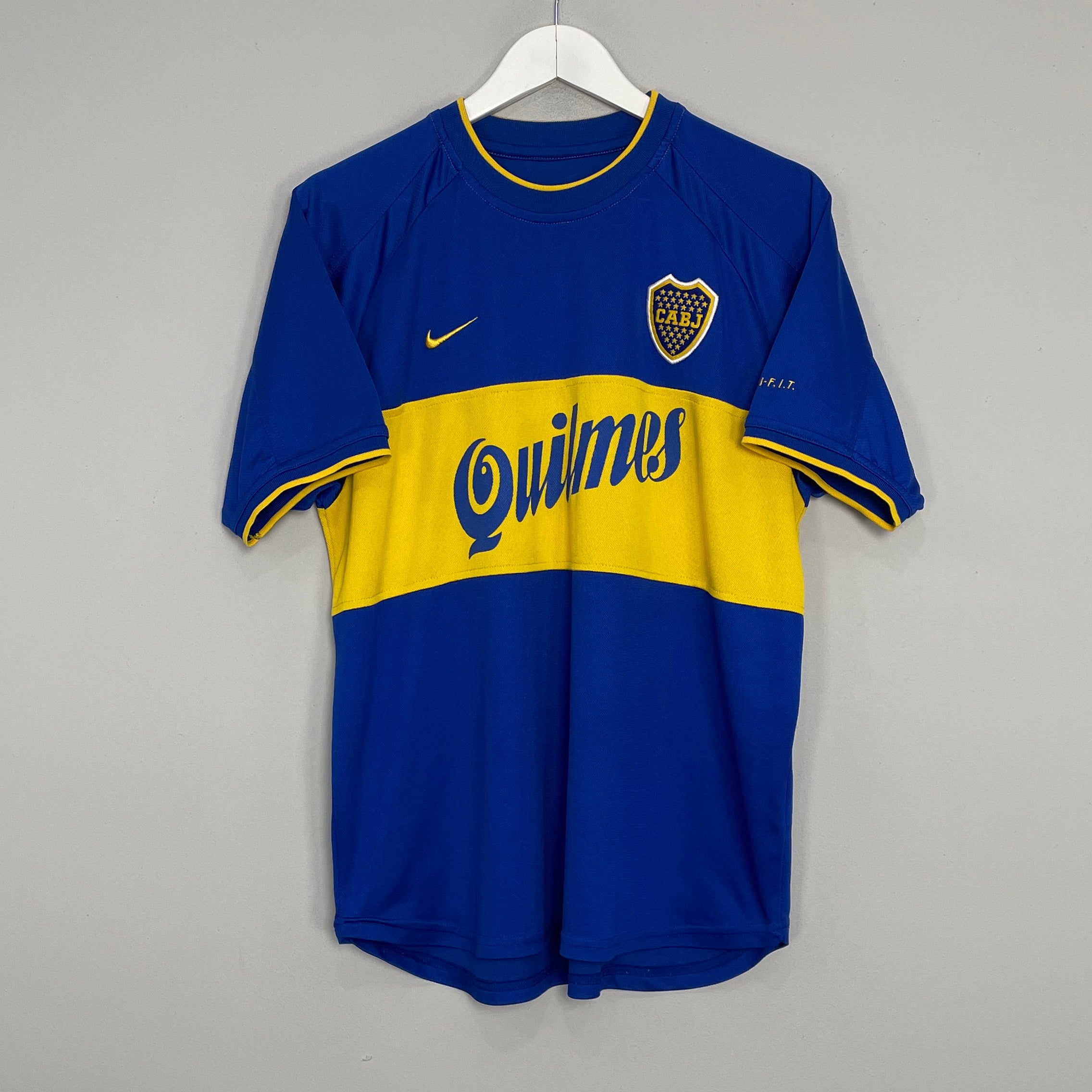 Shop 1999/01 BOCA JUNIORS HOME SHIRT (M) NIKE, classic football shirts, vintage football shirts & retro soccer jerseys at Cult Kits