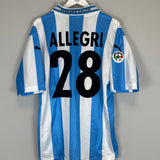 1999/01 PESCARA ALLEGRI #28 *MINT* MATCH ISSUE HOME SHIRT (XL) PUMA