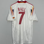 Shop 2004/05 SPAIN RAUL #7 AWAY SHIRT (L) ADIDAS, classic football shirts, vintage football shirts & retro soccer jerseys at Cult Kits