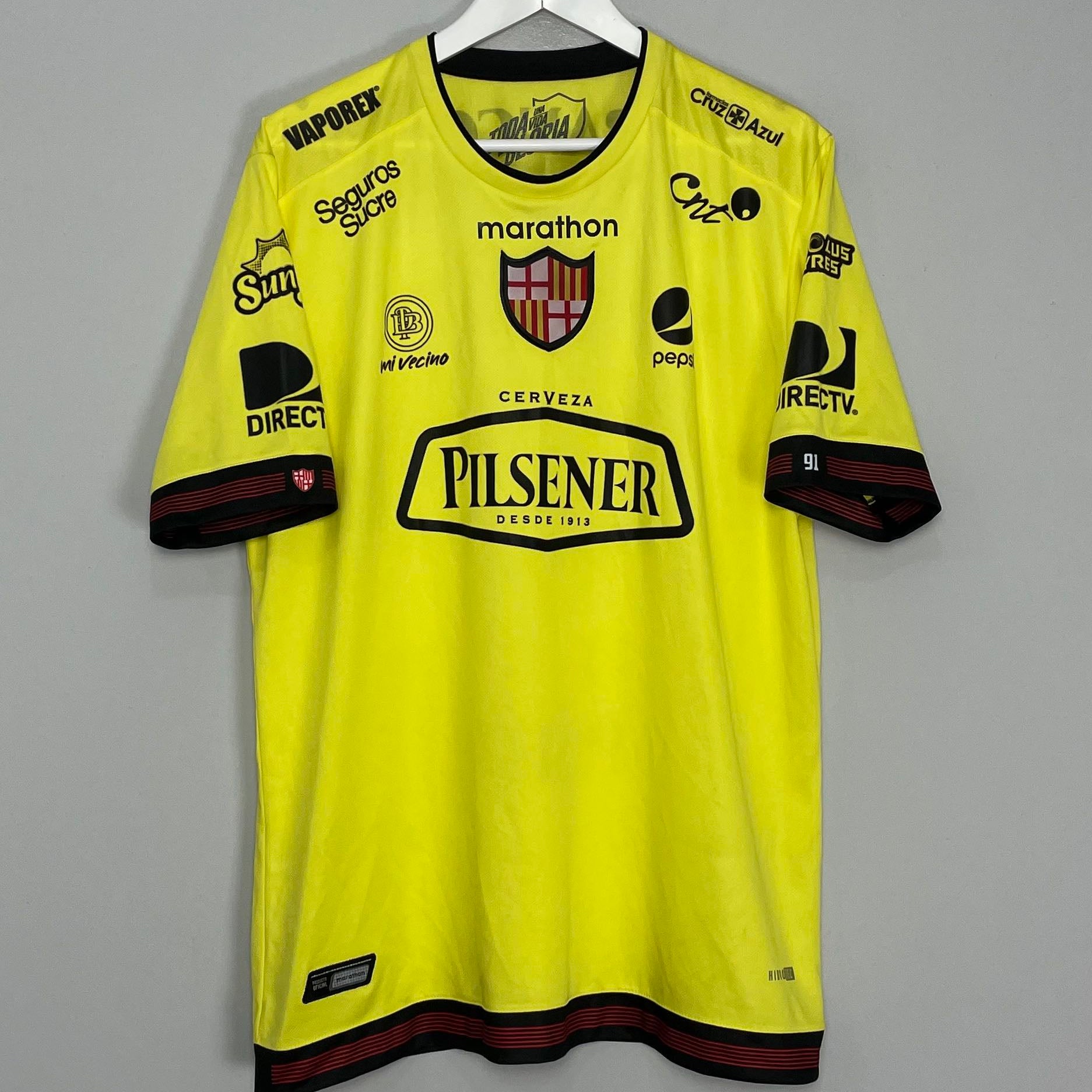 Shop 2016 BARCELONA SC ANNIVERSARY SHIRT (XXL) MARATHON, classic football shirts, vintage football shirts & retro soccer jerseys at Cult Kits