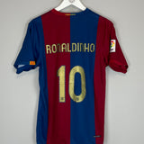 2006/07 BARCELONA RONALDINHO #10 HOME SHIRT (S) NIKE