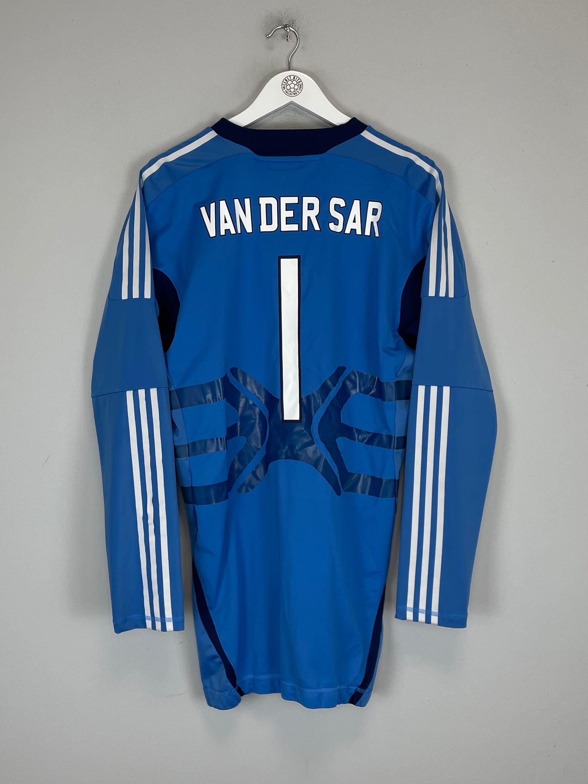Shop 2011/12 AJAX VAN DER SAR #1 *PLAYER ISSUE* TESTIMONIAL GK SHIRT (M) ADIDAS, classic football shirts, vintage football shirts & retro soccer jerseys at Cult Kits