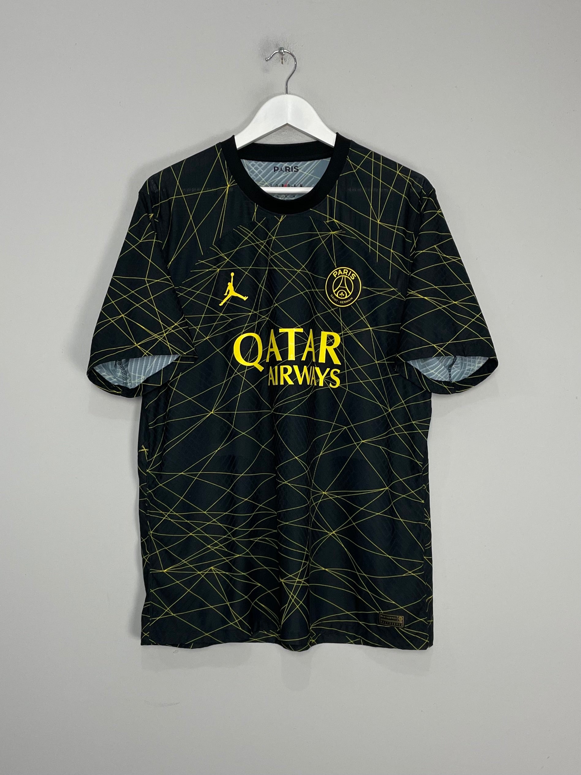 Shop 2022/23 PSG FOURTH SHIRT (XL) JORDAN, classic football shirts, vintage football shirts & retro soccer jerseys at Cult Kits