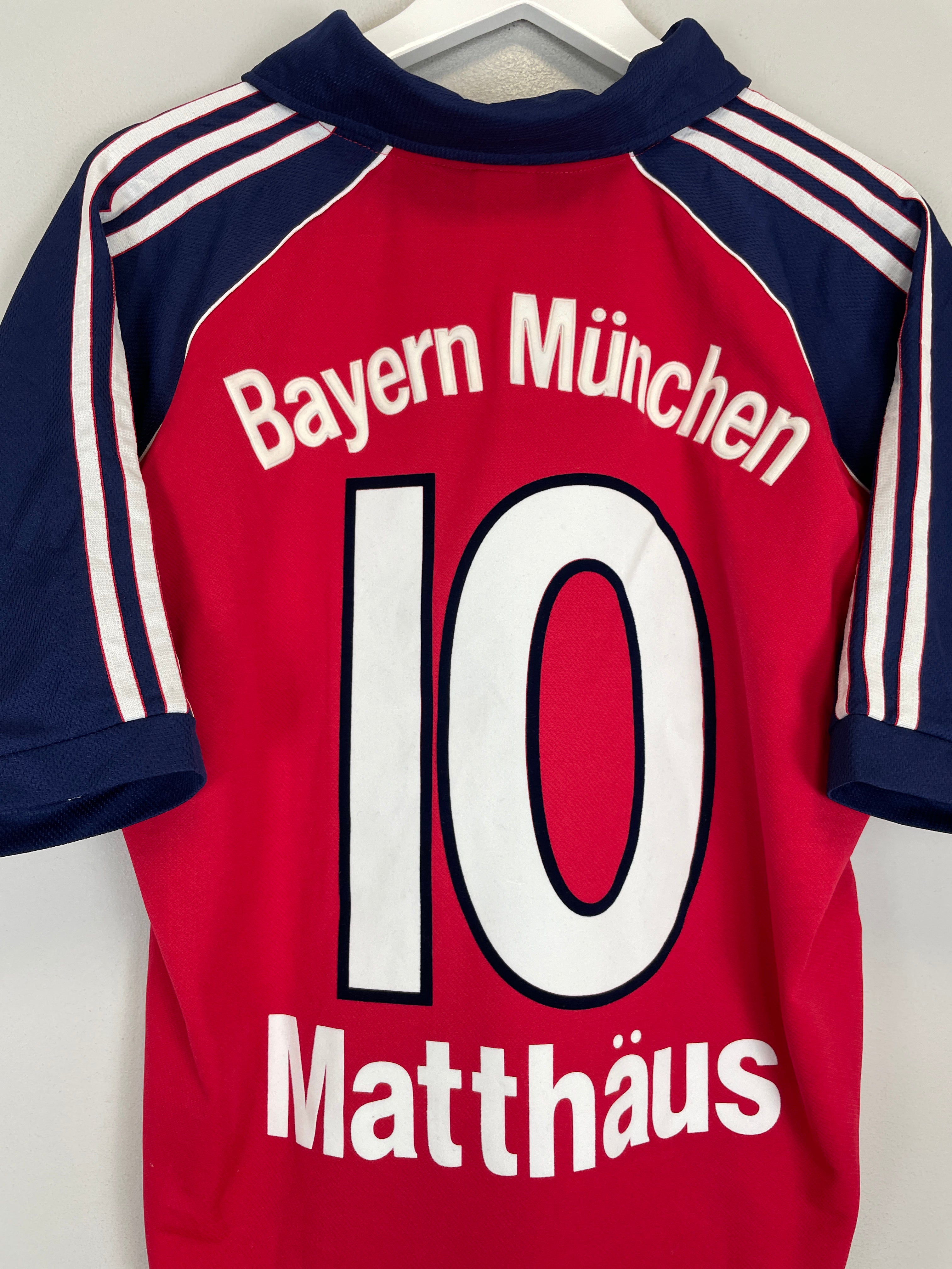 Shop 1999/01 BAYERN MUNICH MATTHAUS #10 HOME SHIRT (M) ADIDAS, classic football shirts, vintage football shirts & retro soccer jerseys at Cult Kits