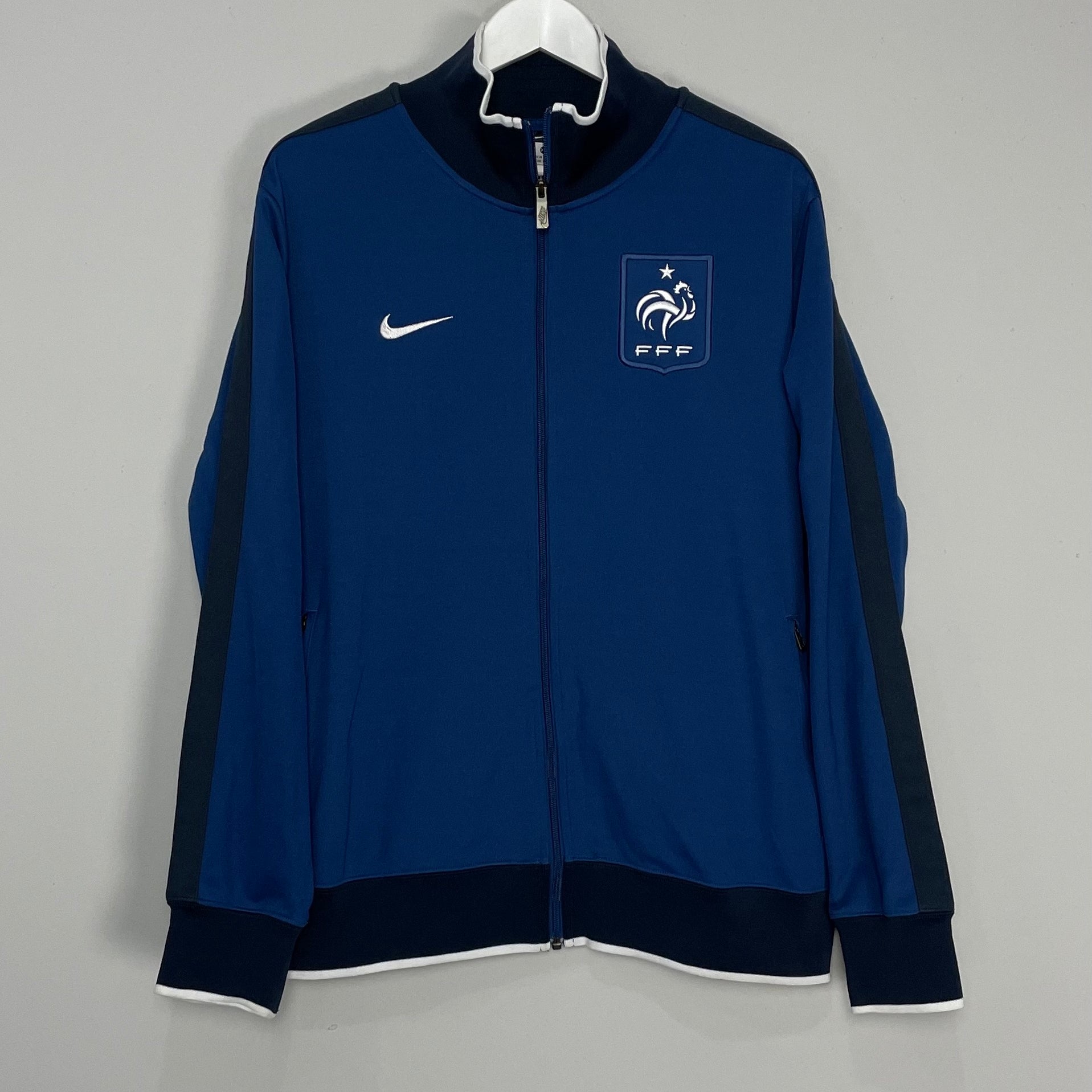 Shop 2012/13 FRANCE TRACK JACKET (XL) NIKE, classic football shirts, vintage football shirts & retro soccer jerseys at Cult Kits