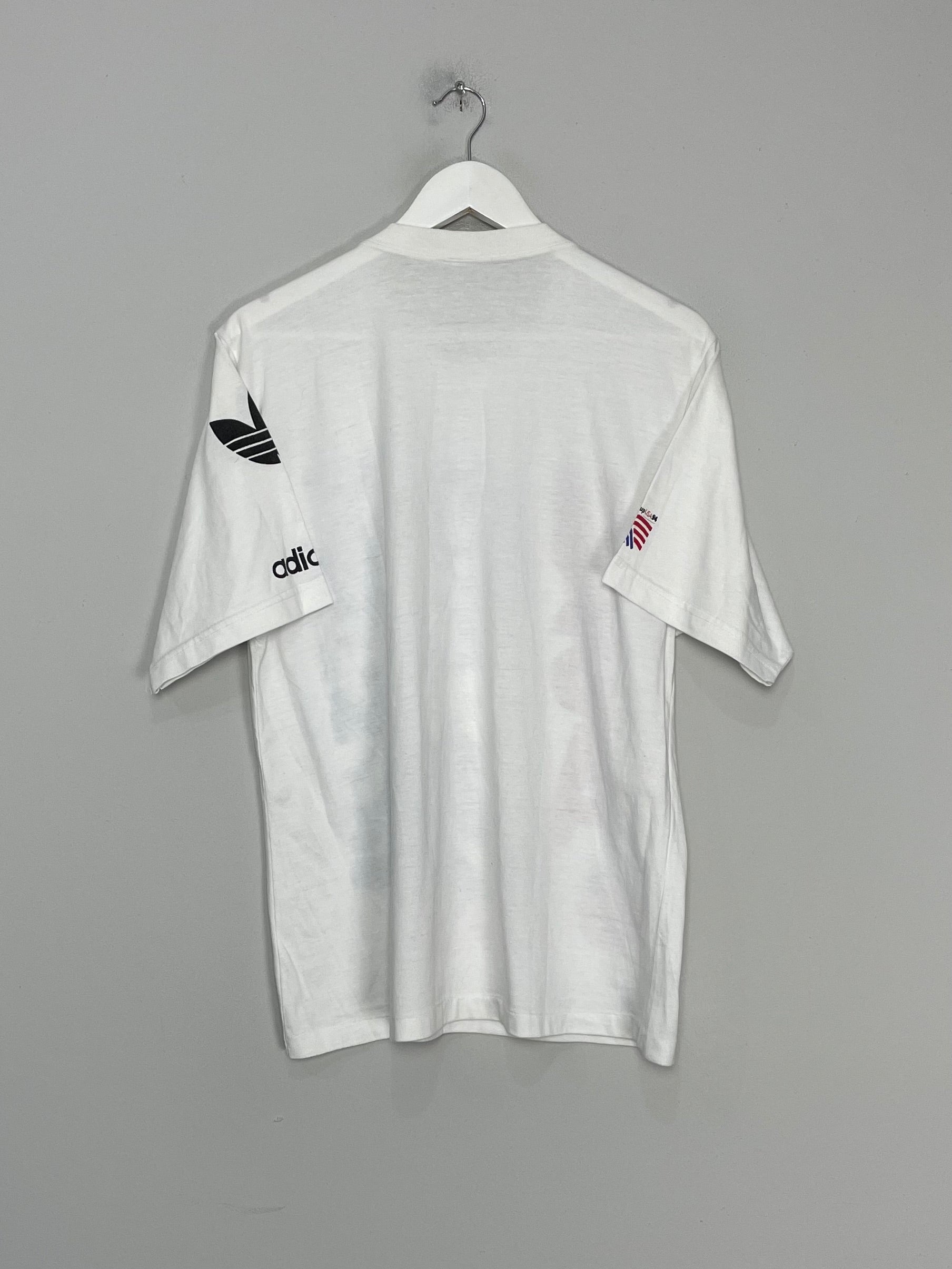 Shop 1994 USA WORLD CUP T-SHIRT (M) ADIDAS, classic football shirts, vintage football shirts & retro soccer jerseys at Cult Kits