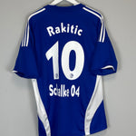 Shop 2008/10 SCHALKE RAKITIC #10 HOME SHIRT (L) ADIDAS, classic football shirts, vintage football shirts & retro soccer jerseys at Cult Kits