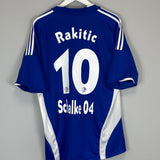 Shop 2008/10 SCHALKE RAKITIC #10 HOME SHIRT (L) ADIDAS, classic football shirts, vintage football shirts & retro soccer jerseys at Cult Kits