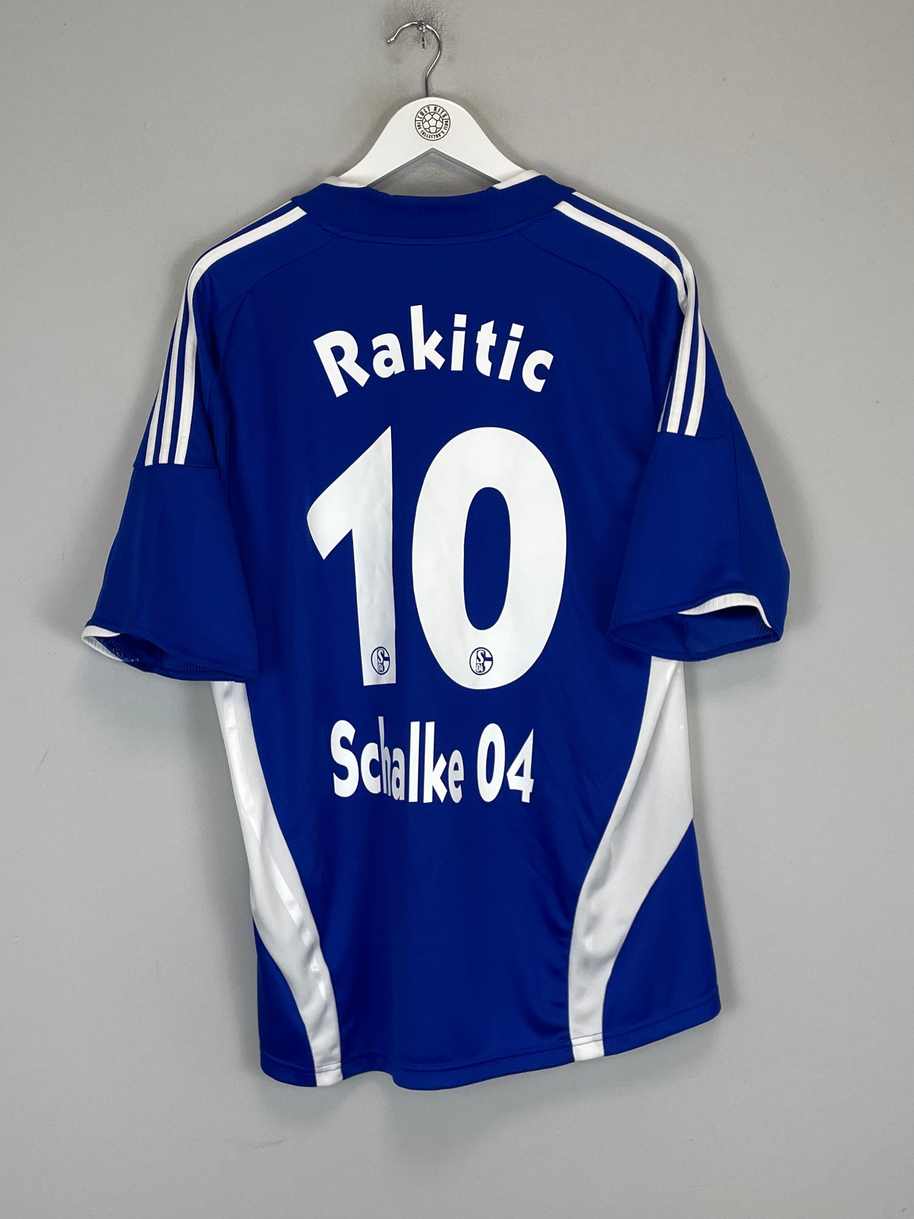 Shop 2008/10 SCHALKE RAKITIC #10 HOME SHIRT (L) ADIDAS, classic football shirts, vintage football shirts & retro soccer jerseys at Cult Kits