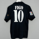 Shop 2001/02 REAL MADRID FIGO #10 *CENTENARY* AWAY SHIRT (S) ADIDAS, classic football shirts, vintage football shirts & retro soccer jerseys at Cult Kits