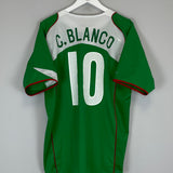 Shop 2004/06 MEXICO C.BLANCO #10 HOME SHIRT (L) NIKE, classic football shirts, vintage football shirts & retro soccer jerseys at Cult Kits