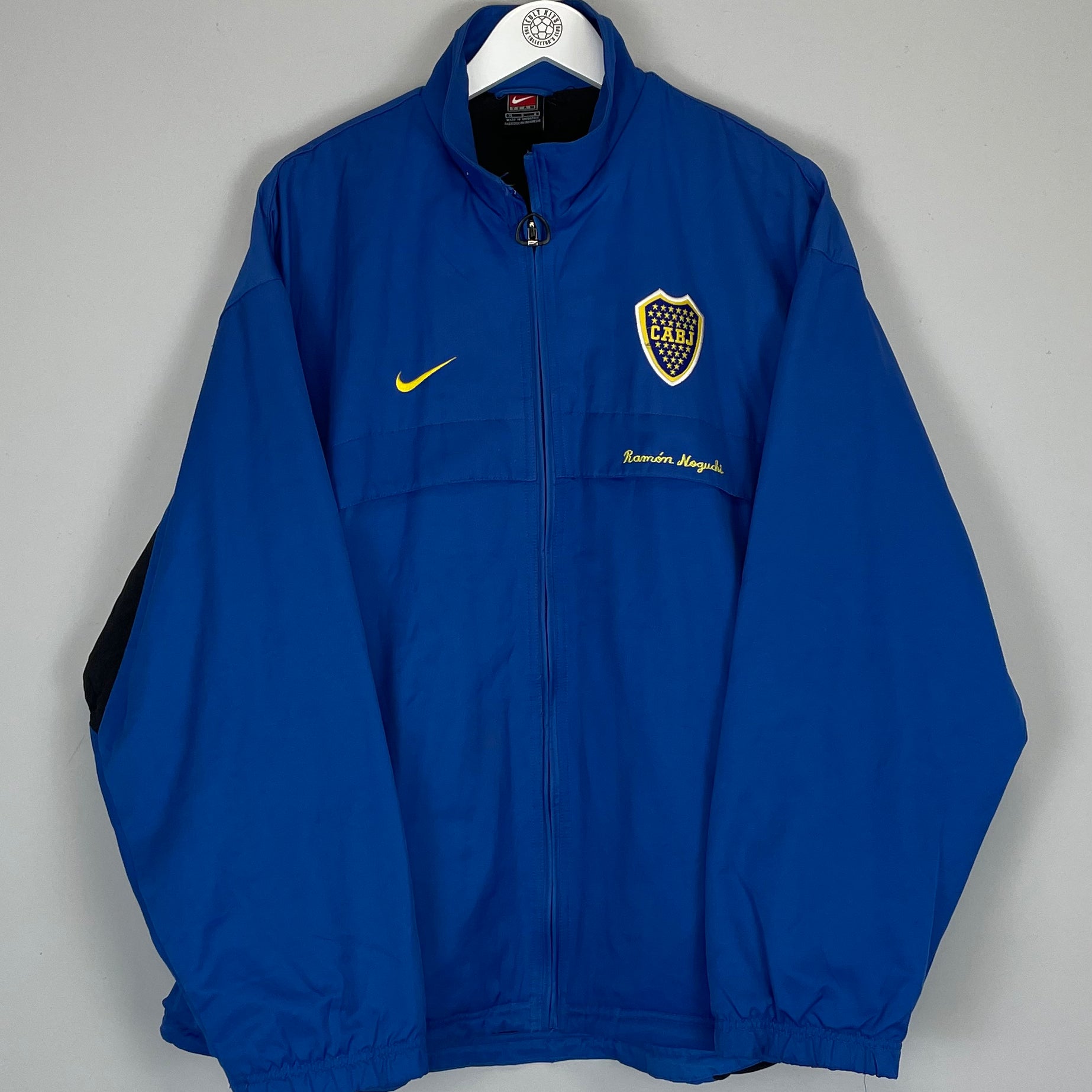 Shop 2000/01 BOCA JUNIORS TRACK JACKET (XL) NIKE, classic football shirts, vintage football shirts & retro soccer jerseys at Cult Kits