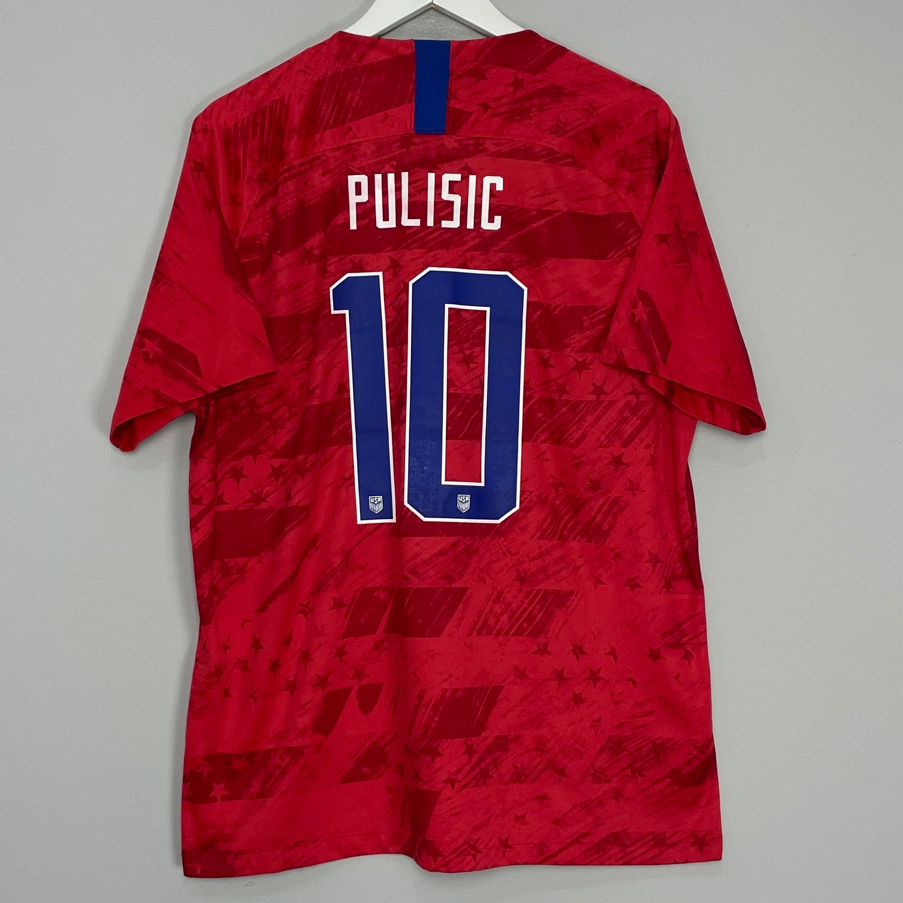 Shop 2019/20 USA PULISIC #10 AWAY SHIRT (XL) NIKE, classic football shirts, vintage football shirts & retro soccer jerseys at Cult Kits