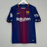 2017/18 BARCELONA MESSI #10 HOME SHIRT (S) NIKE