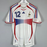 2006 FRANCE HENRY #12 AWAY SHIRT (M) ADIDAS