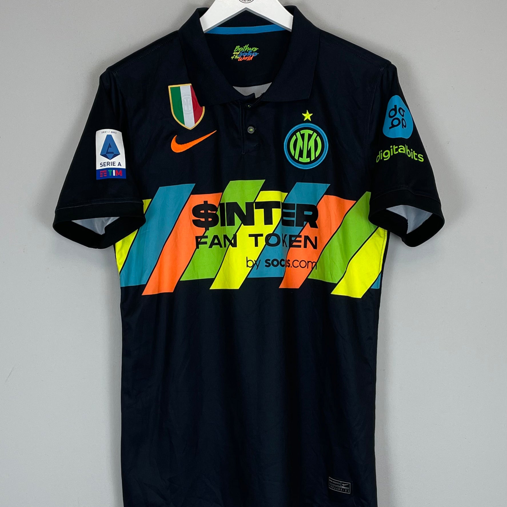 Shop 2021/22 INTER MILAN THIRD SHIRT (M) NIKE, classic football shirts, vintage football shirts & retro soccer jerseys at Cult Kits