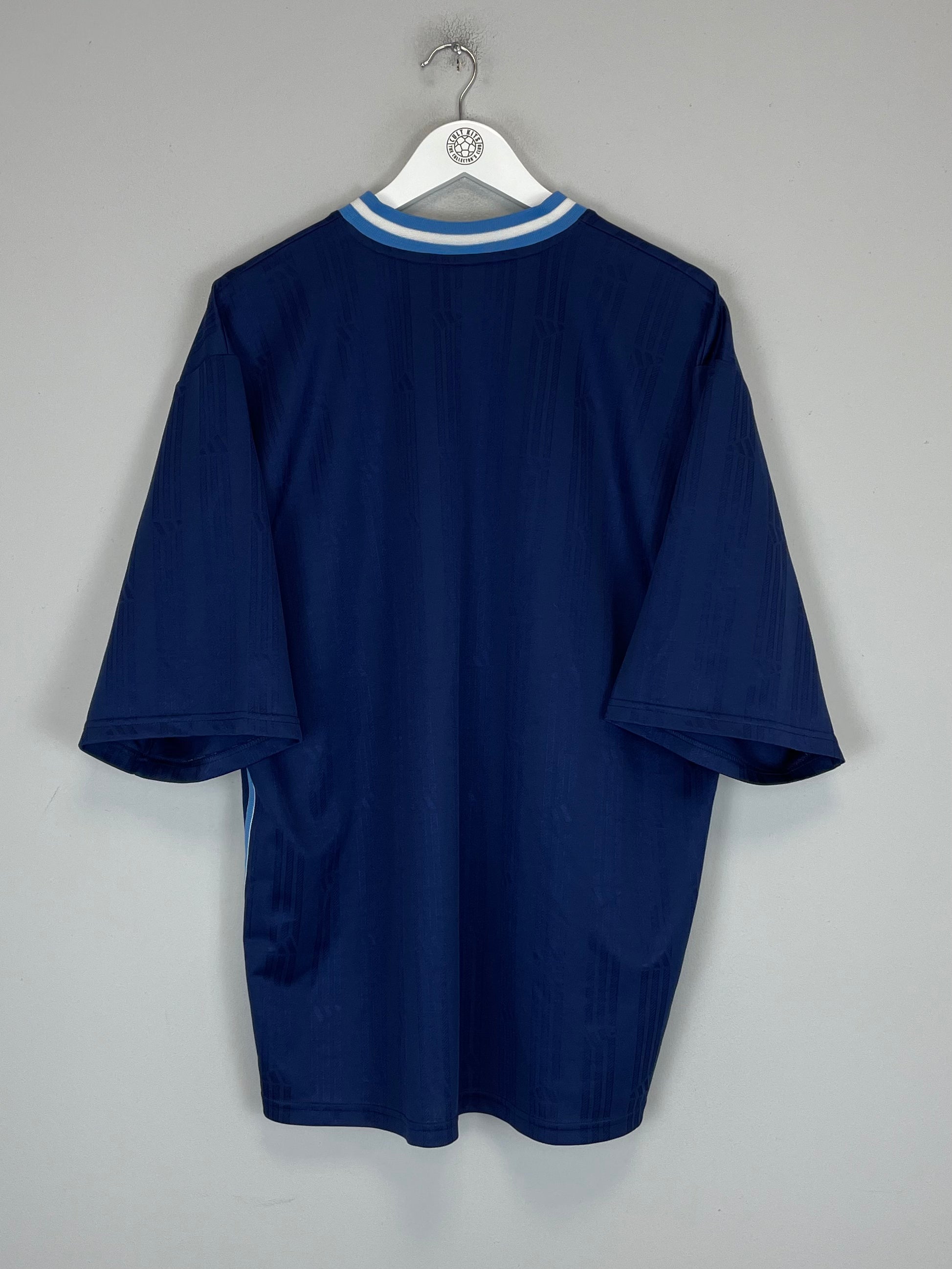 Shop 2000/01 DEPORTIVO LA CORUNA TRAINING SHIRT (XL) ADIDAS, classic football shirts, vintage football shirts & retro soccer jerseys at Cult Kits