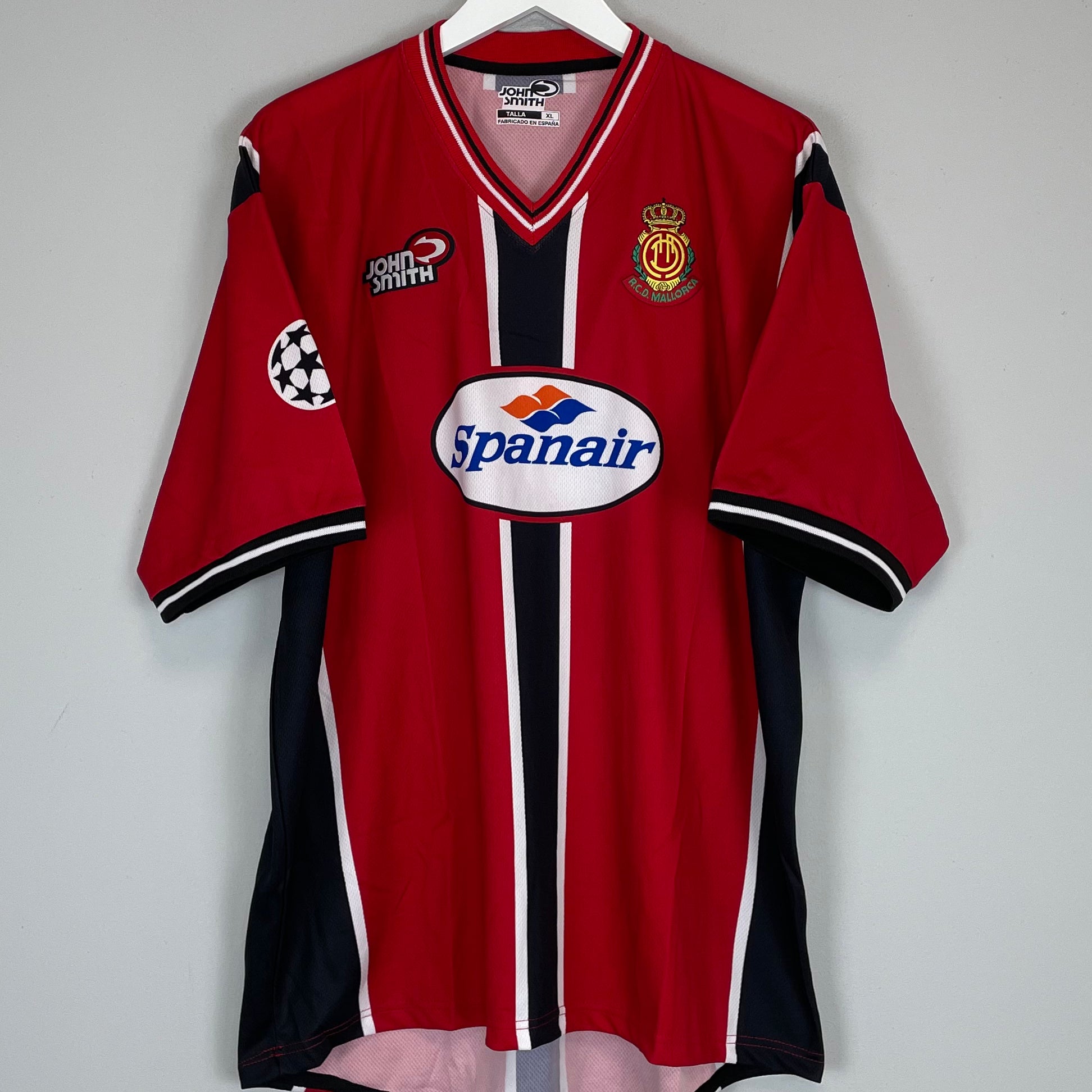 Shop 2001/02 MALLORCA *MINT* C/L HOME SHIRT (XL) JOHN SMITH, classic football shirts, vintage football shirts & retro soccer jerseys at Cult Kits