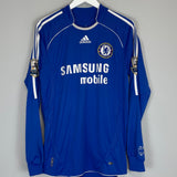 2006/08 CHELSEA FERREIRA #20 L/S HOME SHIRT (M) ADIDAS